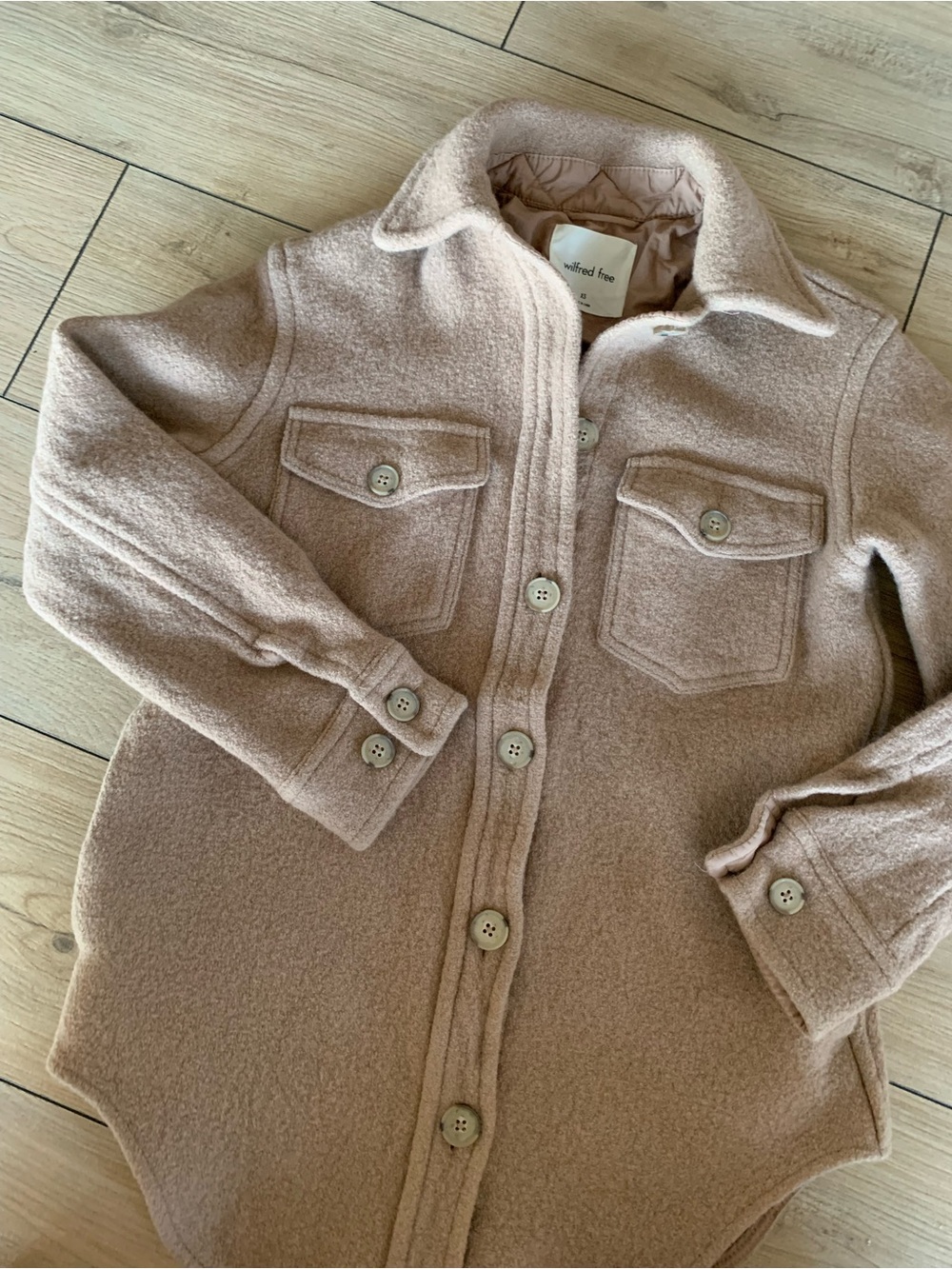 Wilfred soft wool jacket | tan | fall layering + cozy CottageCore Heritage style